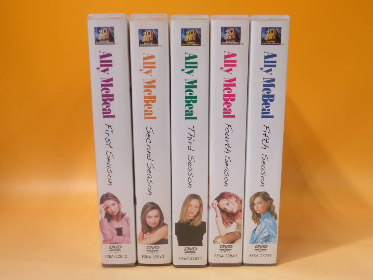 【中古】Ally McBeal　First Season　全5巻セット　各6枚組　キャリスタ・フロックハート　若松真由美/宮本充　難あり【DVD】B3 A1060_画像2