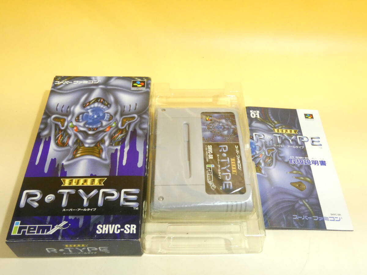 【中古】任天堂　スーパーファミコン　SFC　ソフト　SUPER　R・TYPE　スーパー・アールタイプ　難あり【ゲーム】J2　S1252_画像2