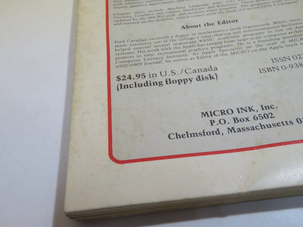 【中古】洋書　MICRO on the Apple　Vol.2　1981年　Ford Cavallari　MICRO INK　C5 A1207_画像7