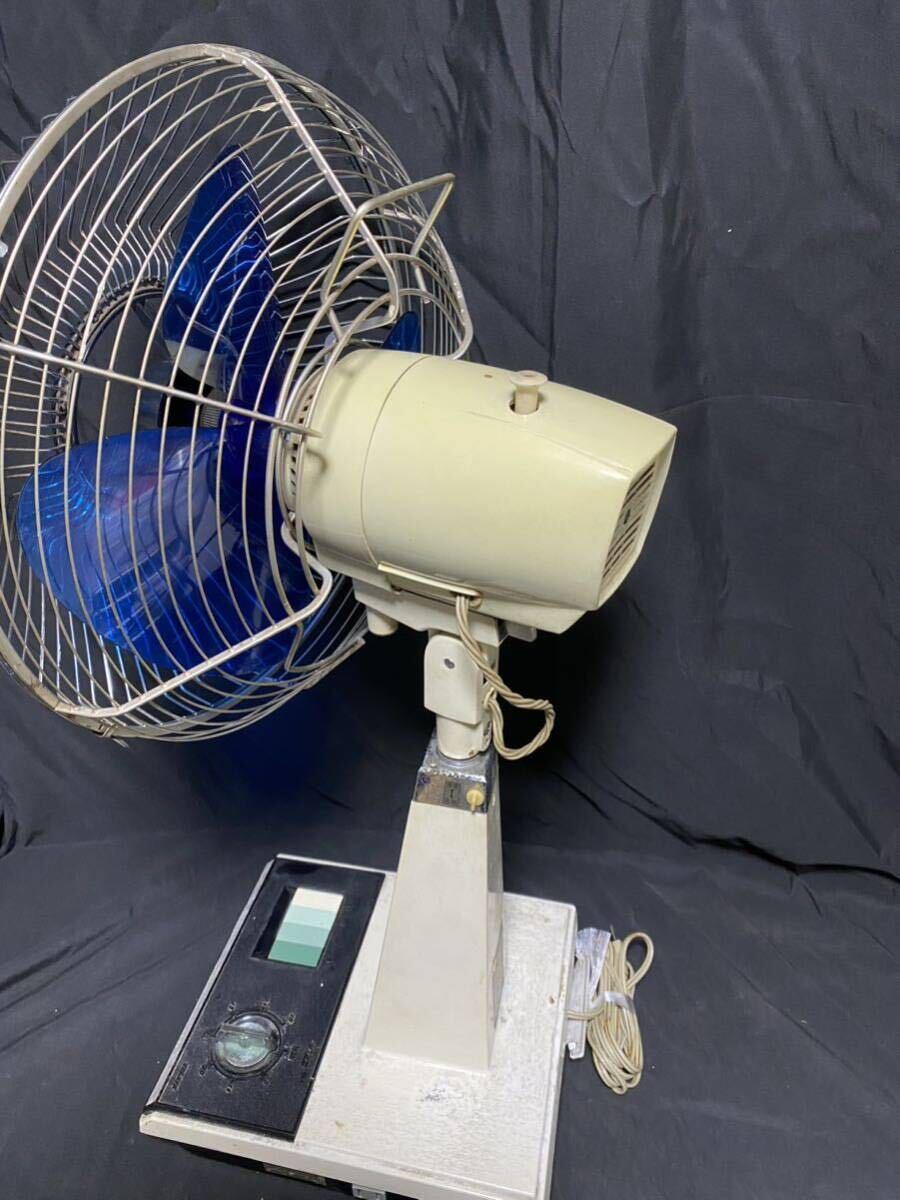 当時物 昭和レトロ 扇風機 SANYO レトロ扇風機 ダイナミックW お座敷扇 EF-6YN型 サンヨー ジャンクの画像4