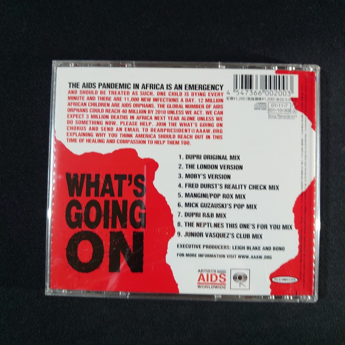 Artists Against AIDS Worldwide『What's Going On』All Star Tribute/CD/#YECD2416_画像2