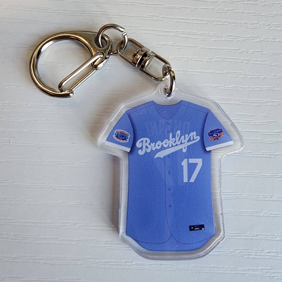 2点セット　新品　MLB　大谷翔平　ロサンゼルス ドジャース　野球　ユニフォームキーホルダー　メジャーリーグ　アクリル　LAD Brooklyn_画像3