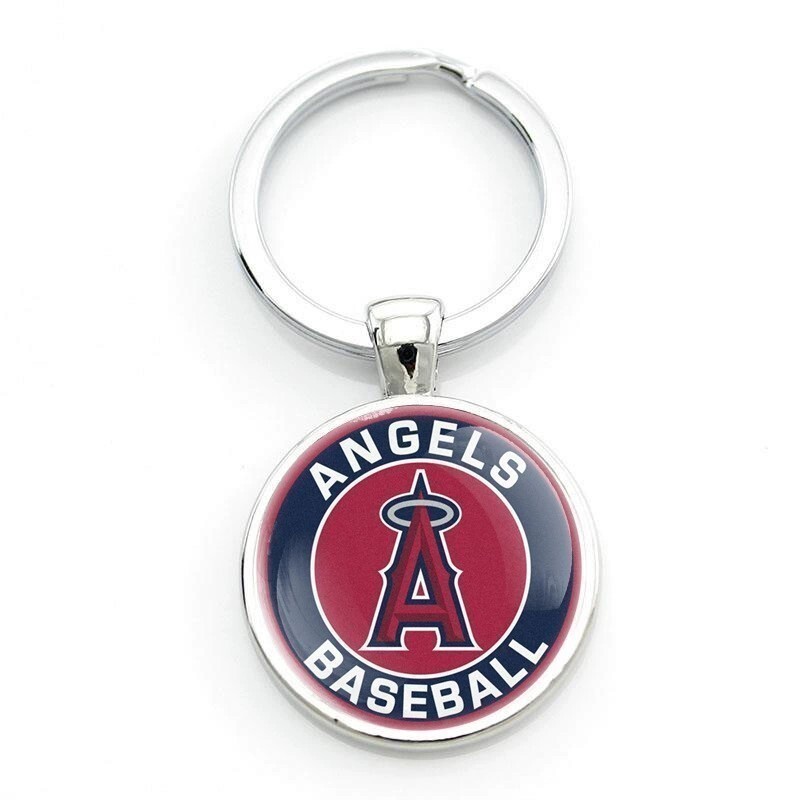 新品 MLB ロサンゼルス・エンゼルス 野球 キーホルダー キーリング 大谷翔平 LAA Angels 5cm 17の画像1