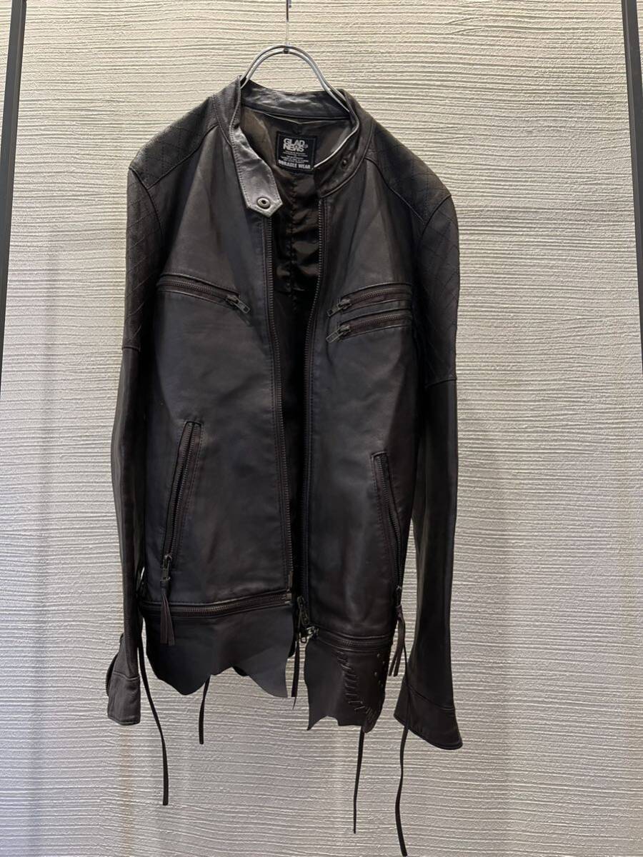 gimmick 00s japanese label jacket y2k leather レザー ジャケット ギミック ifsixwasnine 14th addiction fuga goa l.g.b. kmrii gimmick 00s japanese label jacket y2k leather レザー ジャケット ギミック ifsixwasnine 14th addiction fuga goa l.g.b. kmrii