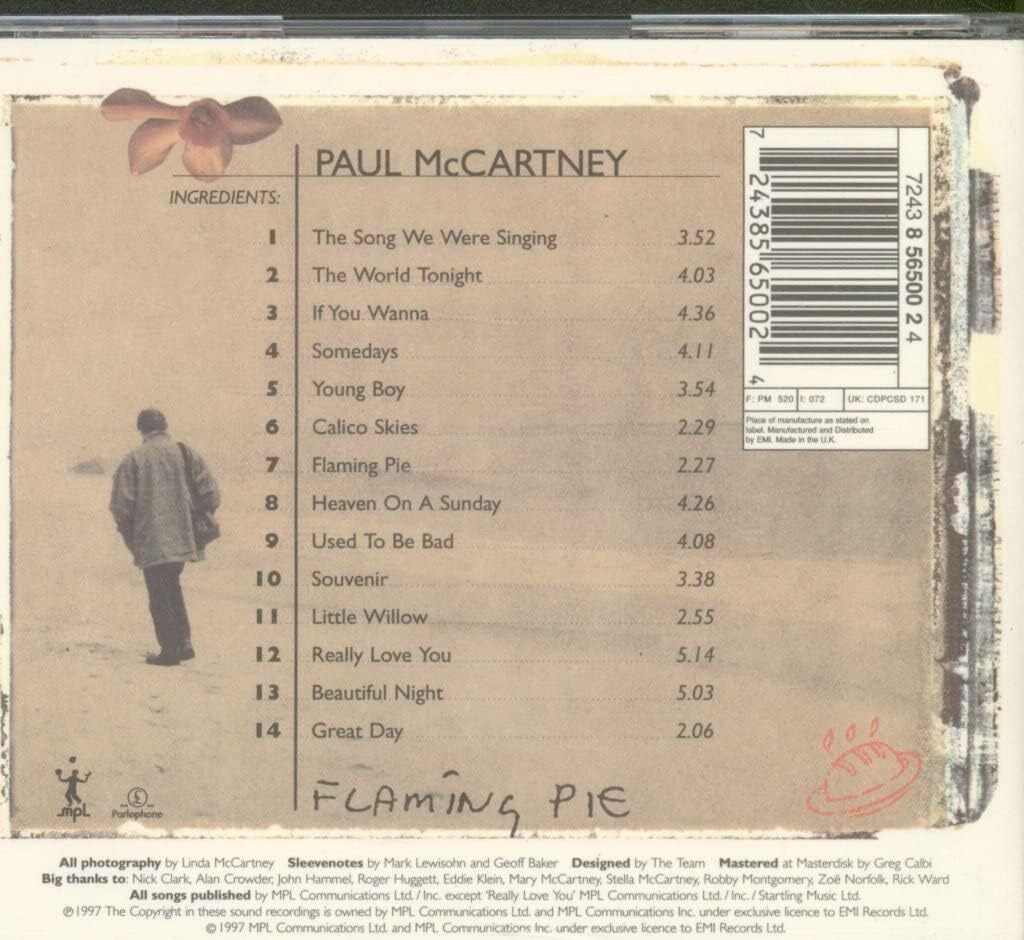 Flaming Pie ポール・マッカートニー ポール・マッカートニーズ・ウィングス 輸入盤CDの画像2