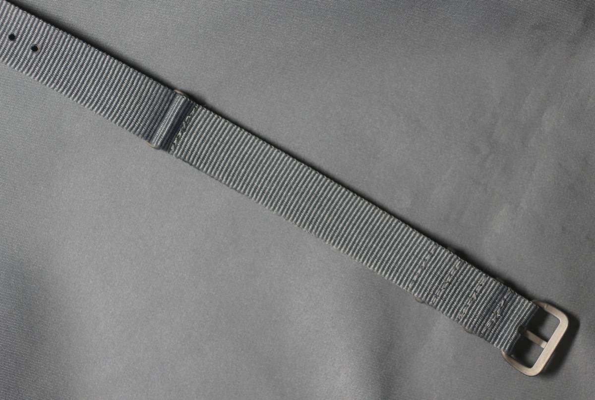 Nato 16mm gray mouse color gray delustering * mat tail pills strap band military nylon made 