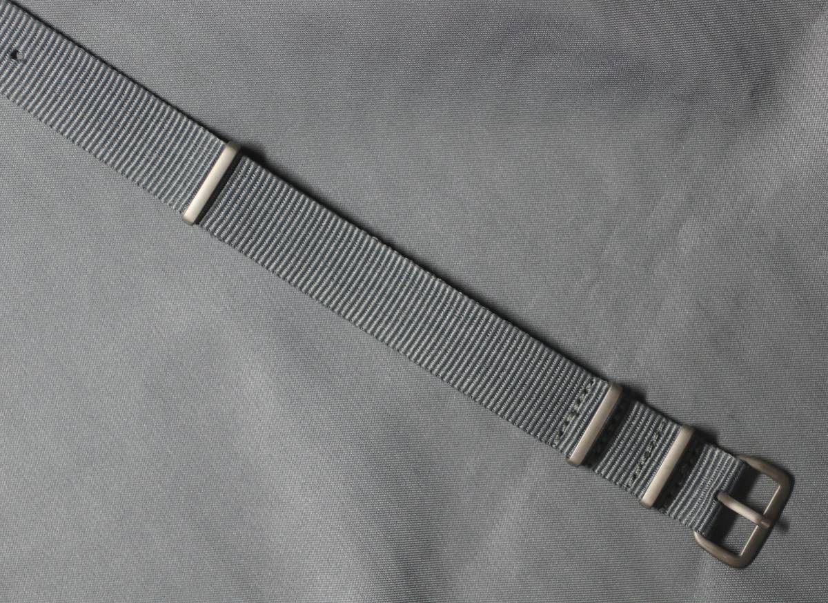 Nato 16mm gray mouse color gray delustering * mat tail pills strap band military nylon made 