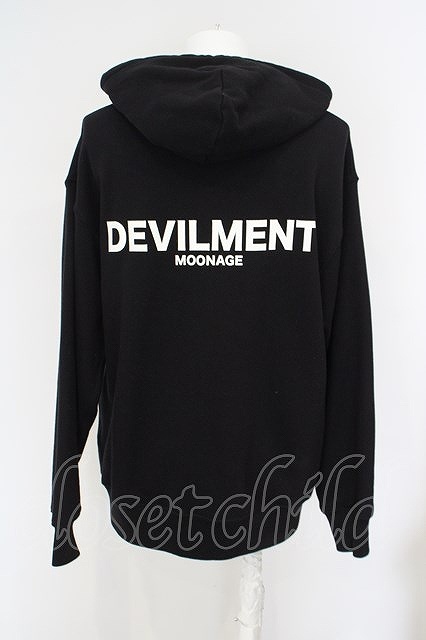 Moonage Devilment（清春） / 2021 HAPPY BAG LIMITED PRINT ZIP HOODIE パーカー 46 ブラック O-24-03-23-070-MO-to-YM-ZT137_画像2