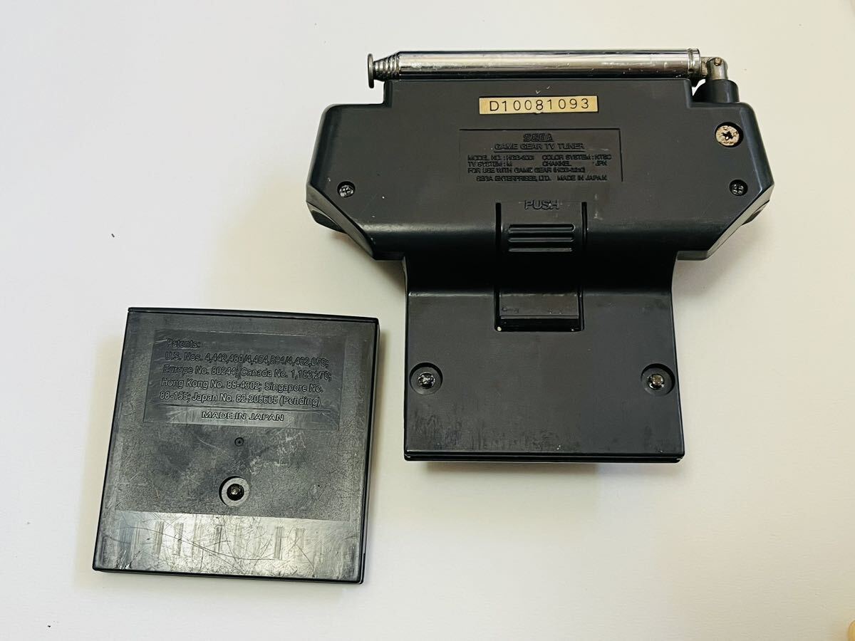 SEGA セガ GAME GEAR ゲームギア 本体 HGG-3210 2台/TV TUNER TV チューナー/ソフト セット_画像3