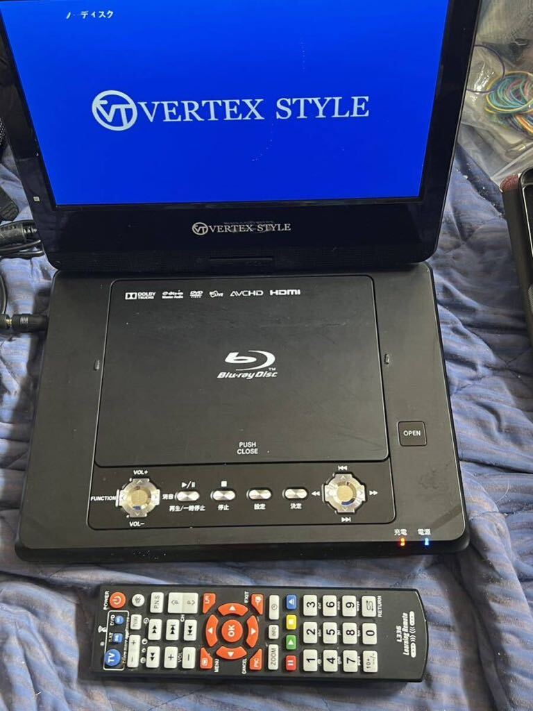 * VERTEX STYLE portable Blu-ray Blue-ray BD player PBD-V003 Junk 
