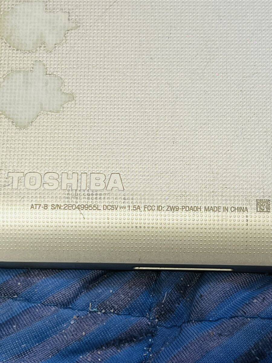 東芝TOSHIBA 7インチタブレットTablet AT7-B618 ジャンク_画像3
