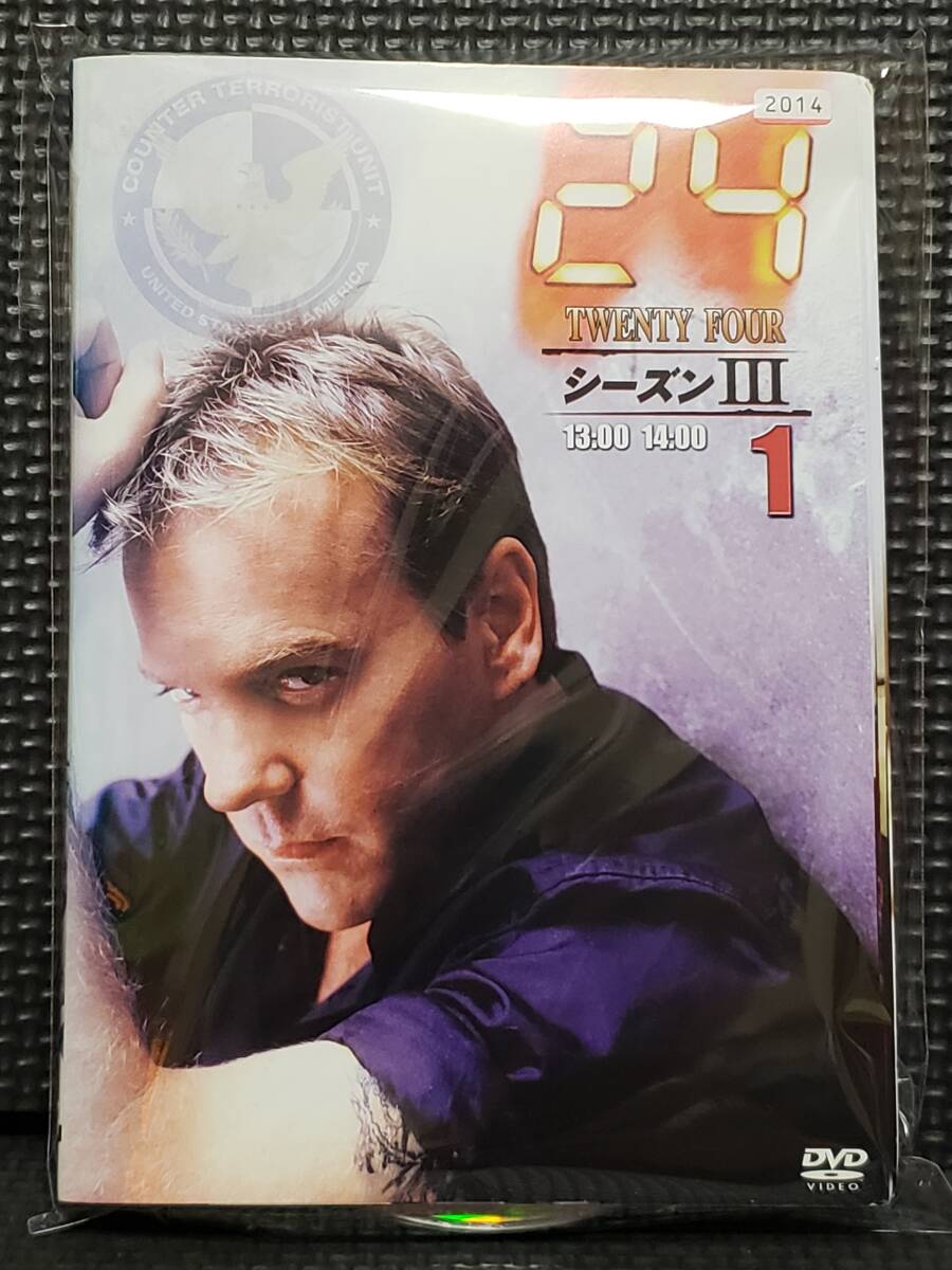 (海外ドラマ) DVD 24 TWENTY FOUR シーズン3 全12巻 ケース無し発送 レンタル商品_画像1