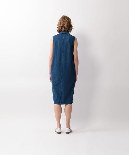 Steven Alan スティーブンアラン DUNGAREE NO-SLEEVE DRESS ダンガリー ノースリーブ ドレス ワンピース /ロング ベスト UNITED ARROWS_画像10