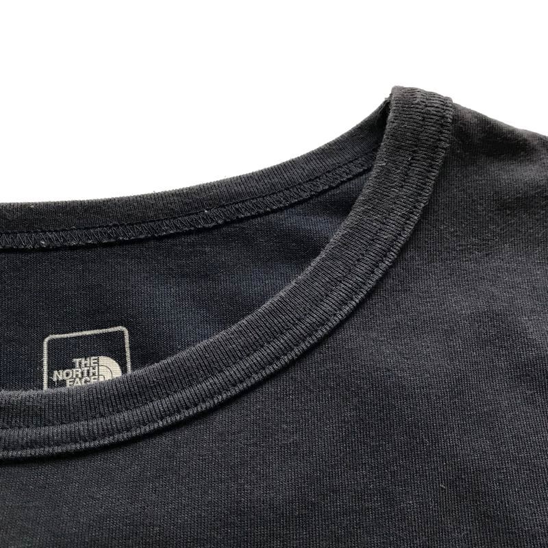 【1円～】THE NORTH FACE ノースフェイス L/S STITCH MARK TEE ステッチ マーク ロングスリーブ Tシャツ NT32051 紺 XL/長袖 カットソー_画像3