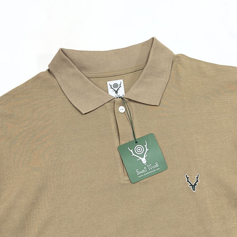 24SS 【未使用品】 South2 West8 サウスツーウエストエイト S/S POLO SHIRT - COTTON PIQUE ポロシャツ - コットンピケ / OT614 / XL /_画像3