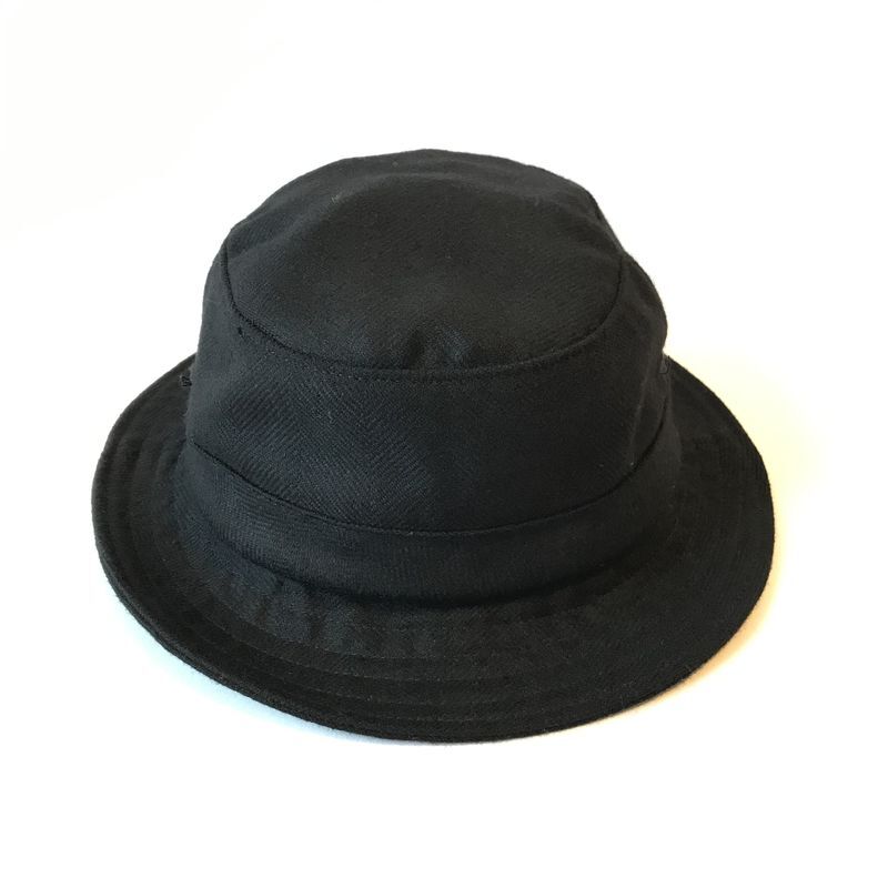 Supreme シュプリーム Loro Piana ロロピアーナ Wool Herringbone Crusher Hat ウール ヘリンボーン クラッシャーハット 黒 size:M/L/帽子の画像3