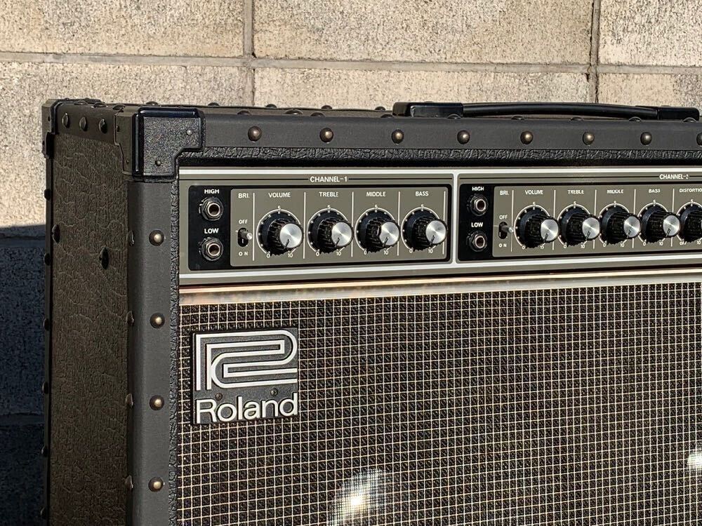 【中古】 Roland ローランド JC-120 Jazz Chorus ギターアンプ コンボ レバースイッチ仕様 取扱説明書付_画像2