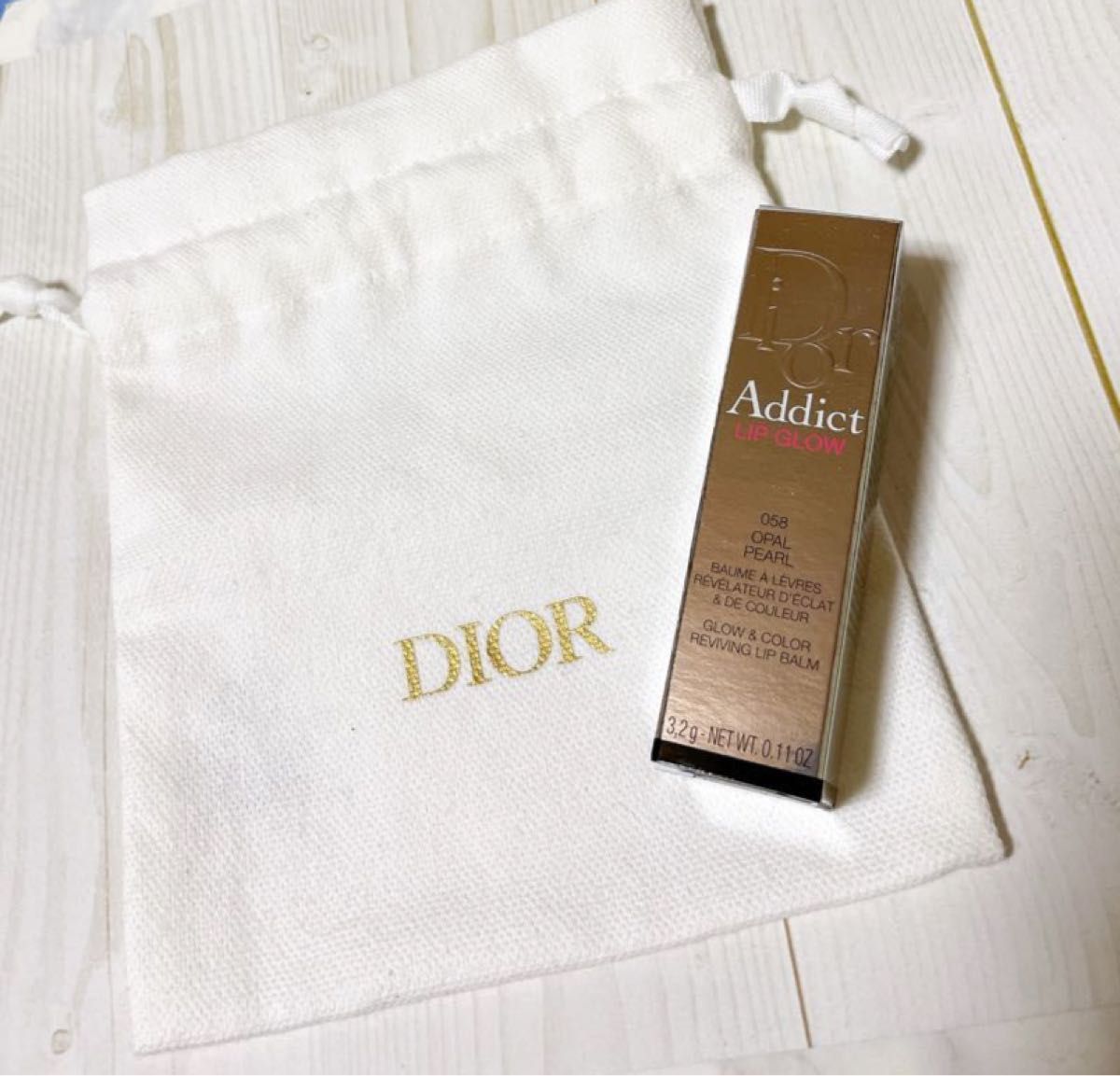 クリスチャンディオール Dior ディオールアディクトリップグロウ #058 オパール パール 