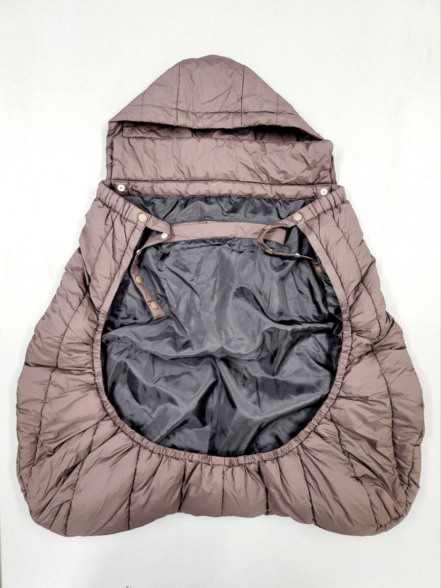 ザ ノースフェイス THE NORTH FACE Baby Shell Blanket ベビー シェル ブランケット ワイマラナーブラウン 数回使用 中古 抱っこ紐の画像2