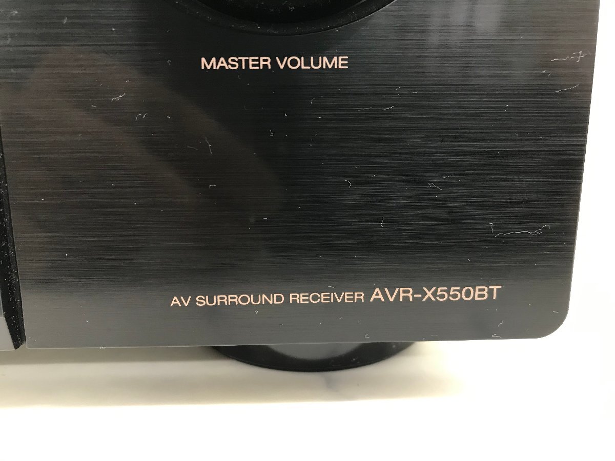 Y1288　中古品　オーディオ機器　AVアンプ　DENON　デノンAVR-X550BT　　【元箱付き】_画像4