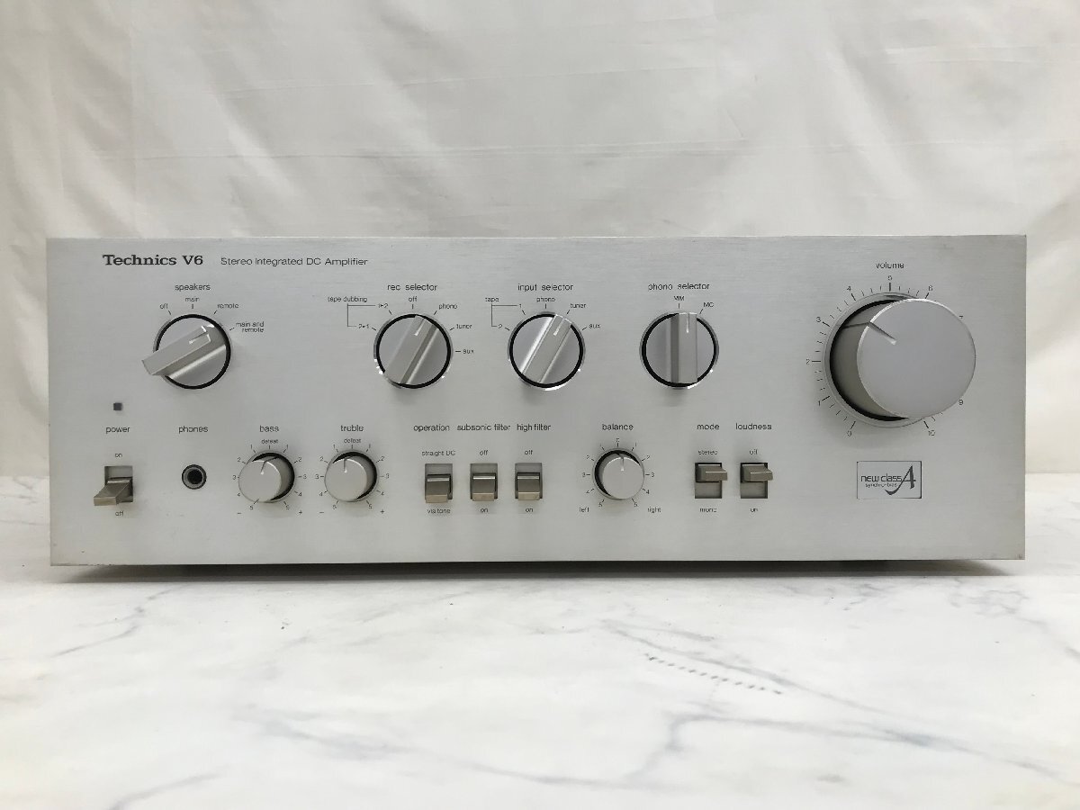 Y1315 ジャンク品 オーディオ機器 プリメインアンプ Technics テクニクス SU-V6の画像2