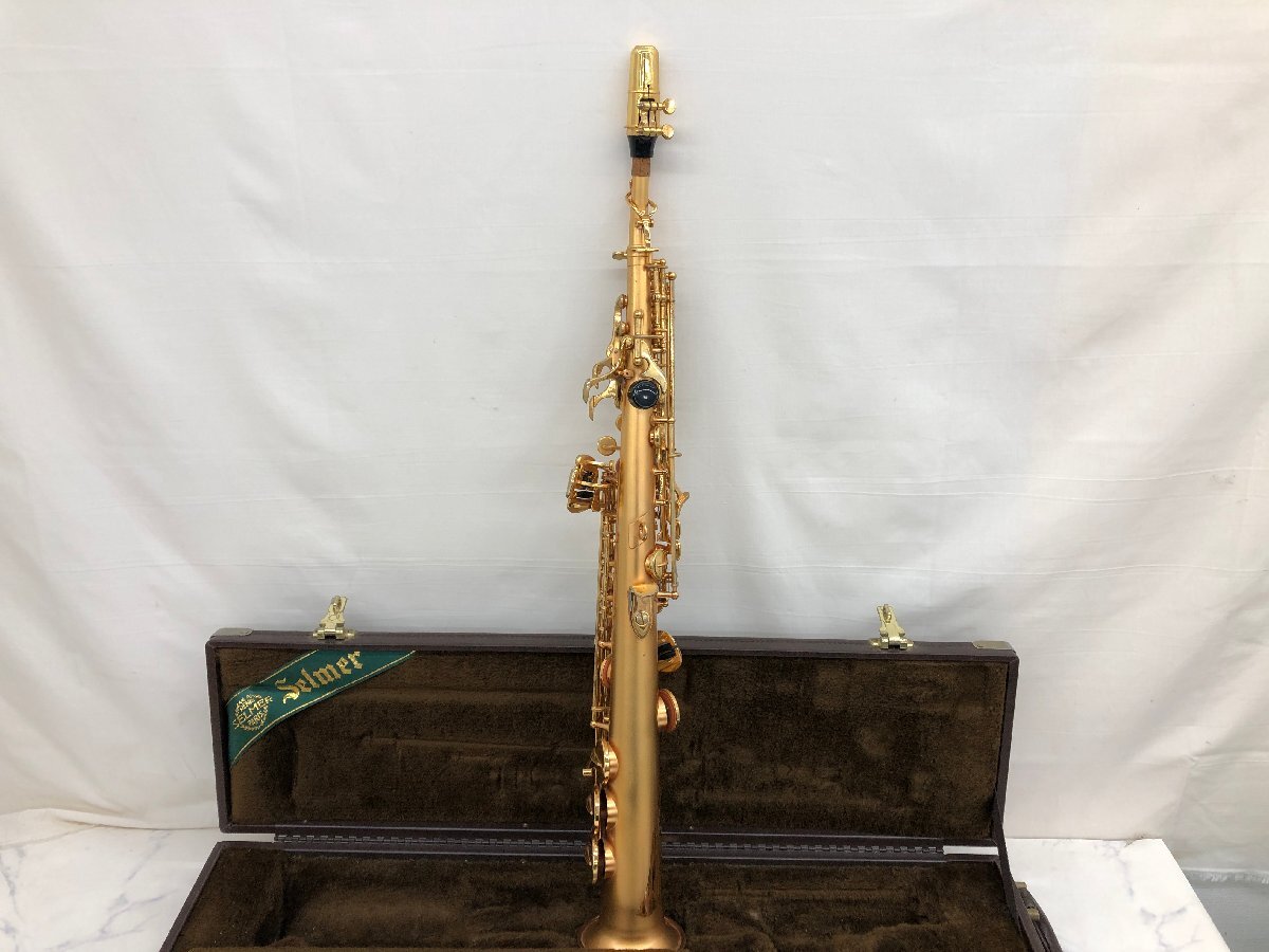Y1357 現状品 木管楽器 ソプラノサックス Mercury マーキュリー 型式不明  【ケース付き】の画像4