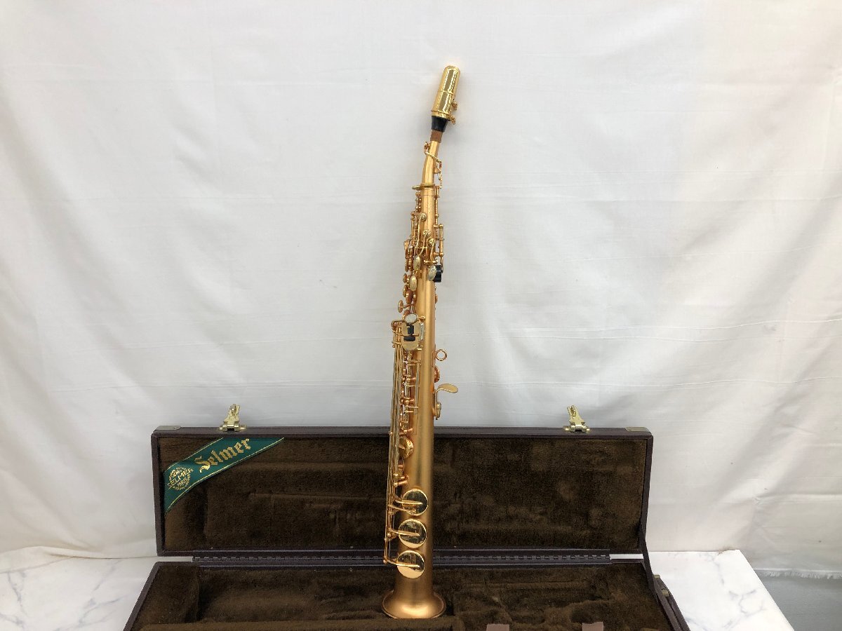 Y1357 現状品 木管楽器 ソプラノサックス Mercury マーキュリー 型式不明  【ケース付き】の画像3