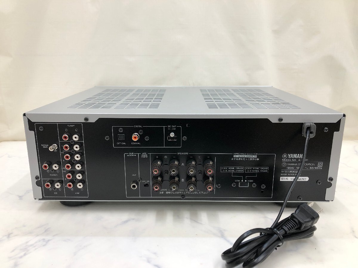 Y1388 中古品 オーディオ機器 プリメインアンプ YAMAHA ヤマハ A-S301の画像4