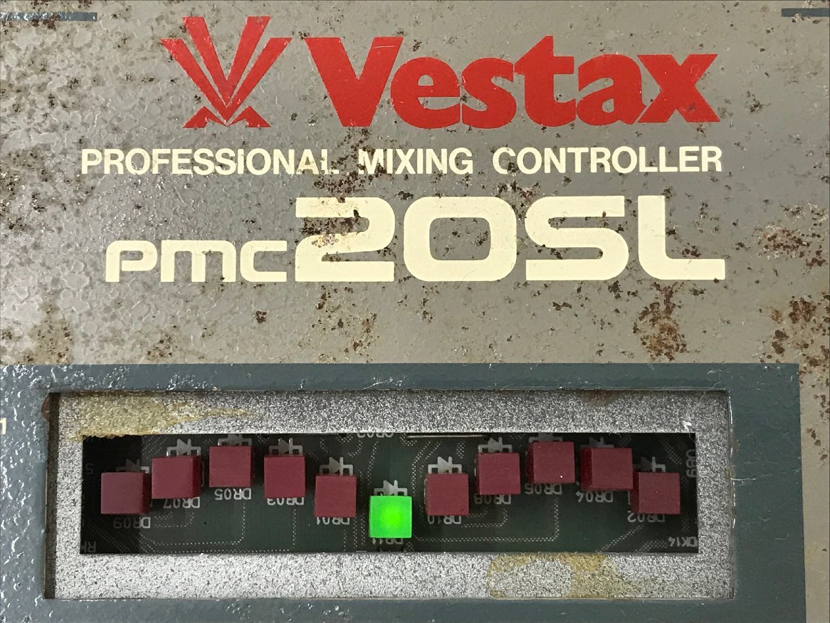 Y1399 ジャンク品 PA機器 ミキサー VESTAX ベスタクス PMC-20SL ③の画像3