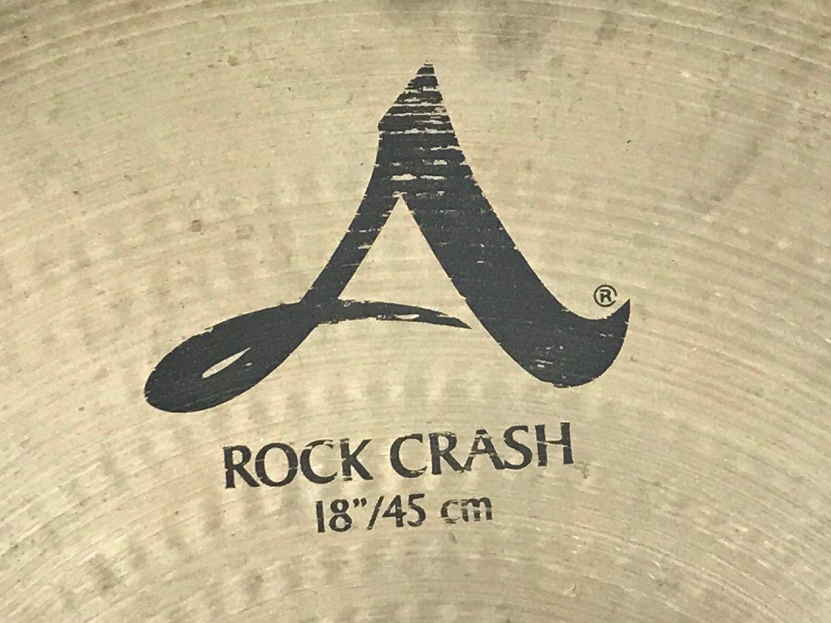 Y1393 中古品 打楽器 シンバル Zildjian ジルジャン ROCK CRASH 18 / 45cmの画像5