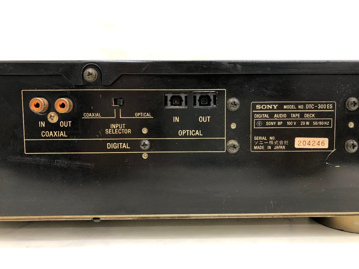 Y1408 junk audio equipment DAT deck SONY Sony DTC-300ES
