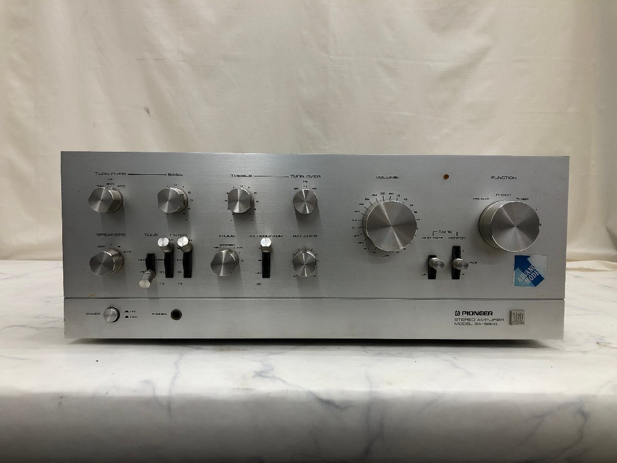 Y1420 中古品 オーディオ機器 プリメインアンプ Pioneer パイオニア SA-9800の画像2
