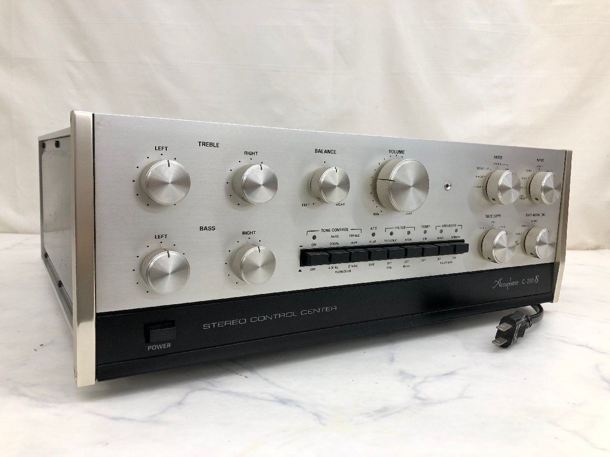 Y1439 中古品 オーディオ機器 コントロールセンター Accuphase アキュフェーズ C-200Sの画像1