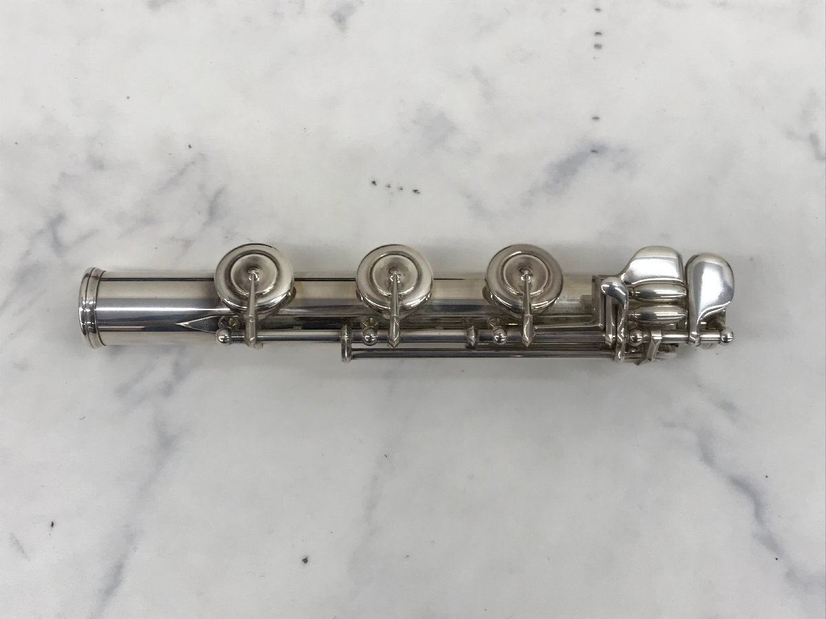 Y1480 中古品 木管楽器 フルート MATEKI FLUTE マテキフルート 925 H足部管  【ケース付き】の画像6