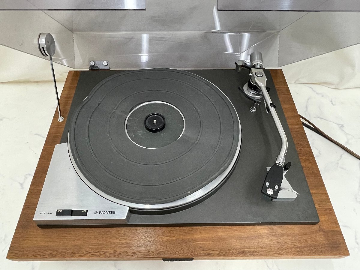 Y1496 ジャンク品 オーディオ機器 ターンテーブル Pioneer パイオニア PL-41Aの画像2