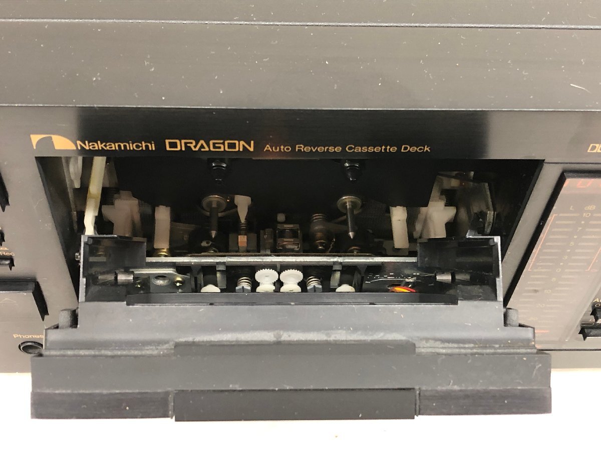 Y1519 ジャンク品 オーディオ機器 カセットデッキ Nakamichi ナカミチ DRAGONの画像8