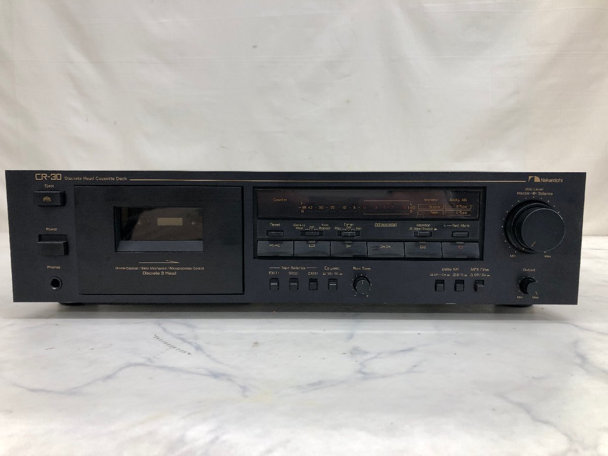 Y1530　中古品　オーディオ機器　カセットデッキ　Nakamichi　ナカミチ　CR-30_画像2