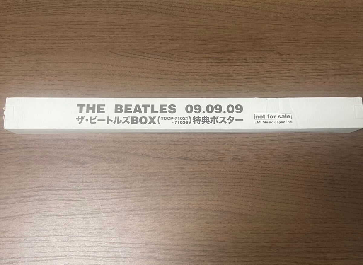 The Beatles box ザビートルズボックス 特典ポスター09.09.09 ビートルズ 非売品_画像1