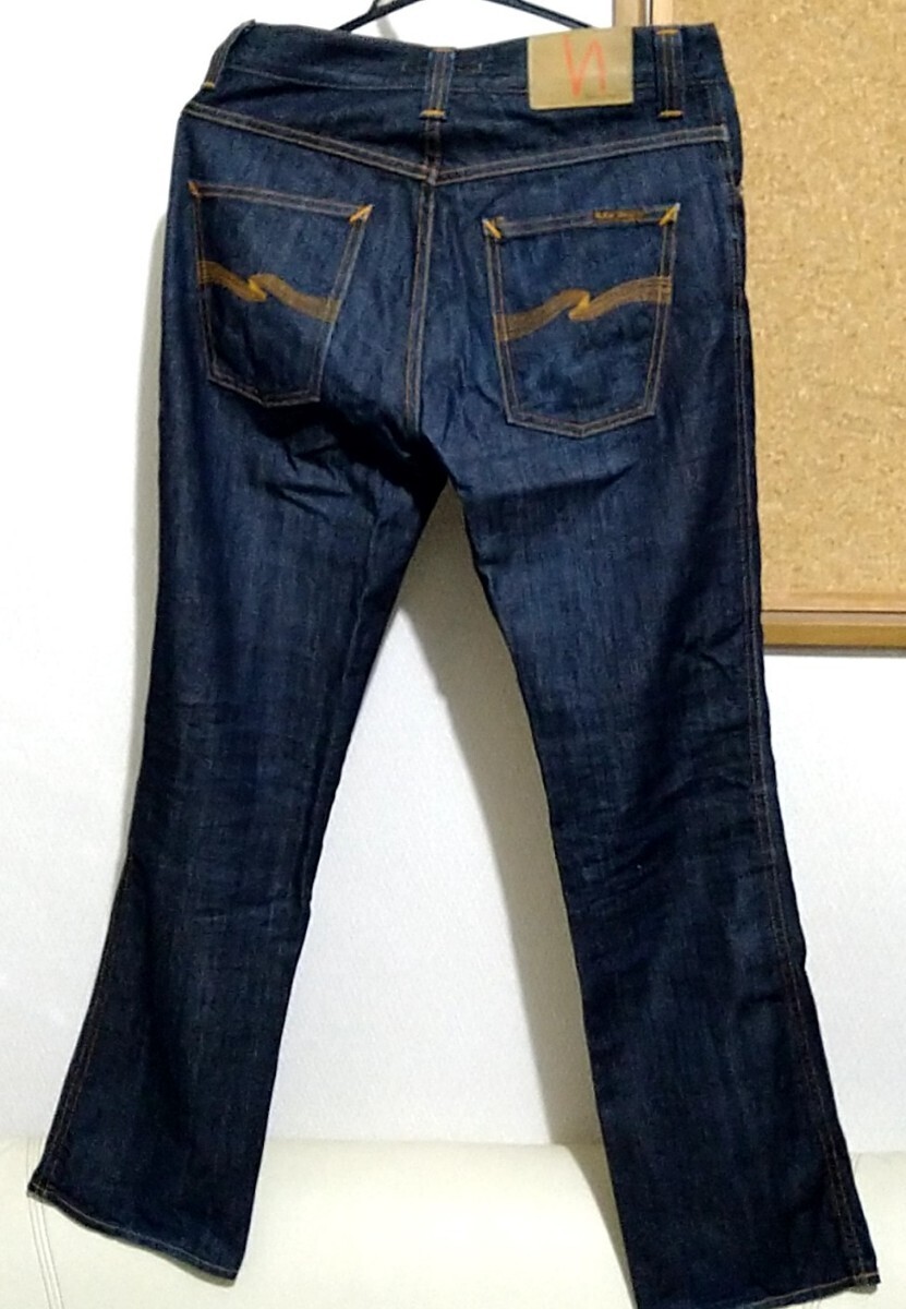 nudie jeans スリムジム SLIM JIM W30 DENIM デニムパンツ インディゴ ヌーディジーンズ_画像2