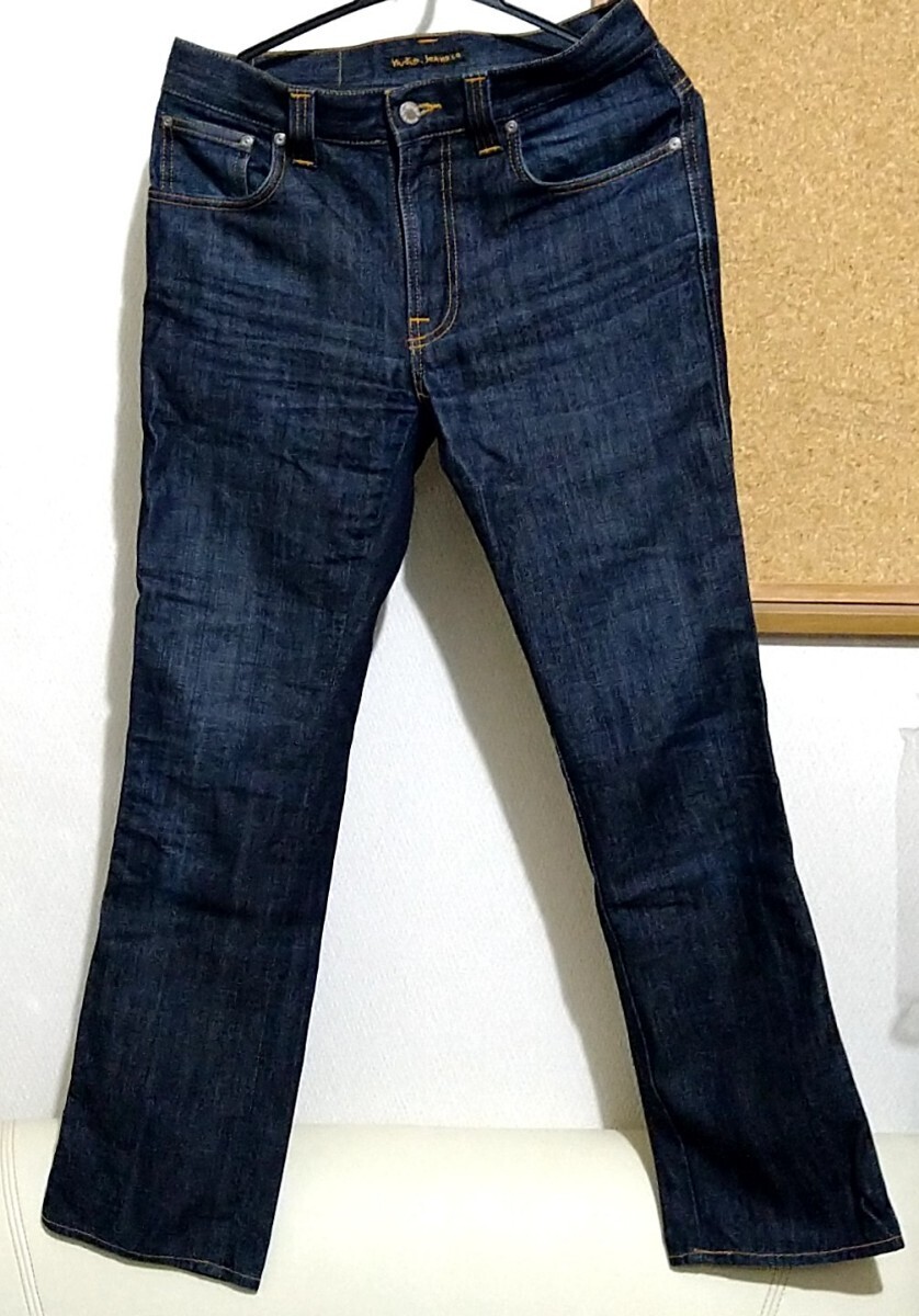 nudie jeans スリムジム SLIM JIM W30 DENIM デニムパンツ インディゴ ヌーディジーンズ_画像1