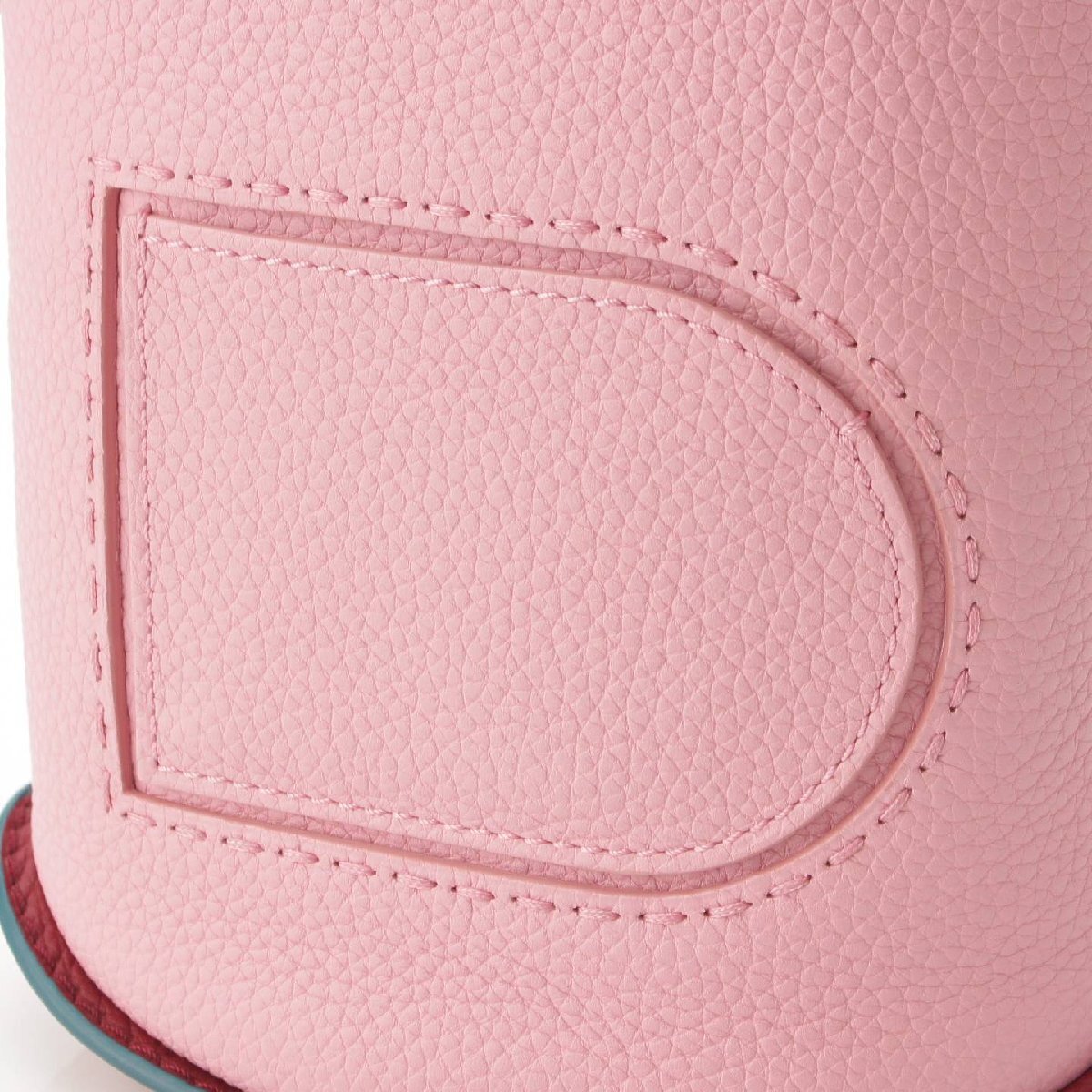 [ Dell vo-]Delvaux bread Mini bucket leather handbag AA0494 pink [ used ][ regular goods guarantee ]200247