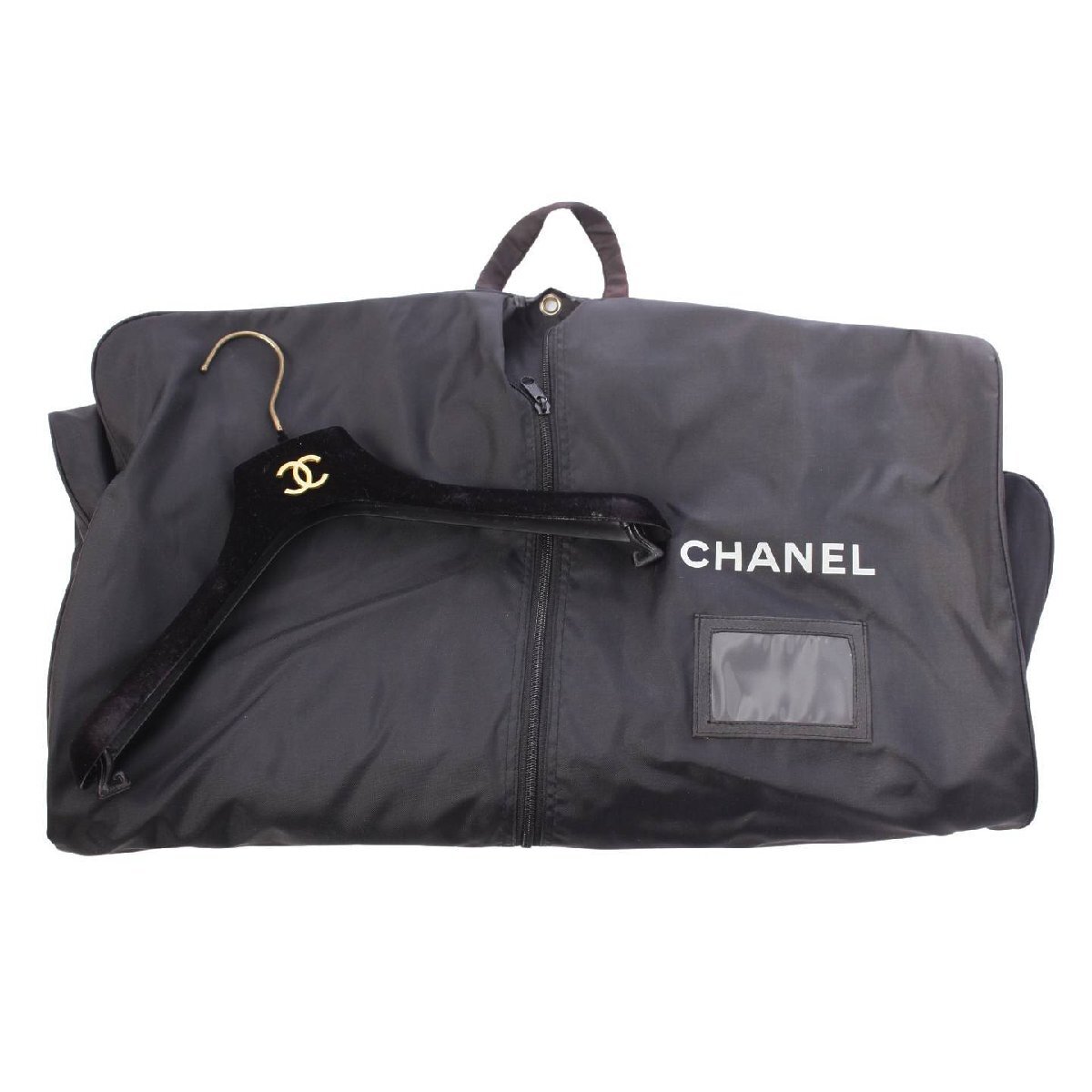 【シャネル】Chanel　95A ココボタン ウール ジャケット＆スカート セットアップ スーツ ブラック 38 【中古】【正規品保証】204393_画像9