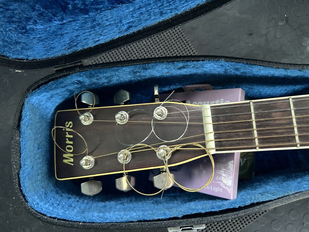 Morris MD-510 アコースティックギター 現状渡し YAMAHAハードケース付（モーリス/アコギ/ギター/楽器）の画像4