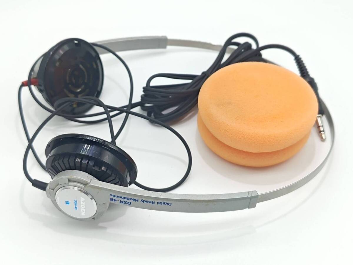 希少品】AZDEN DSR-48 DYNAMIC STEREO HEADPHONES レトロ 希少品】AZDEN DSR-48 DYNAMIC STEREO HEADPHONES レトロ