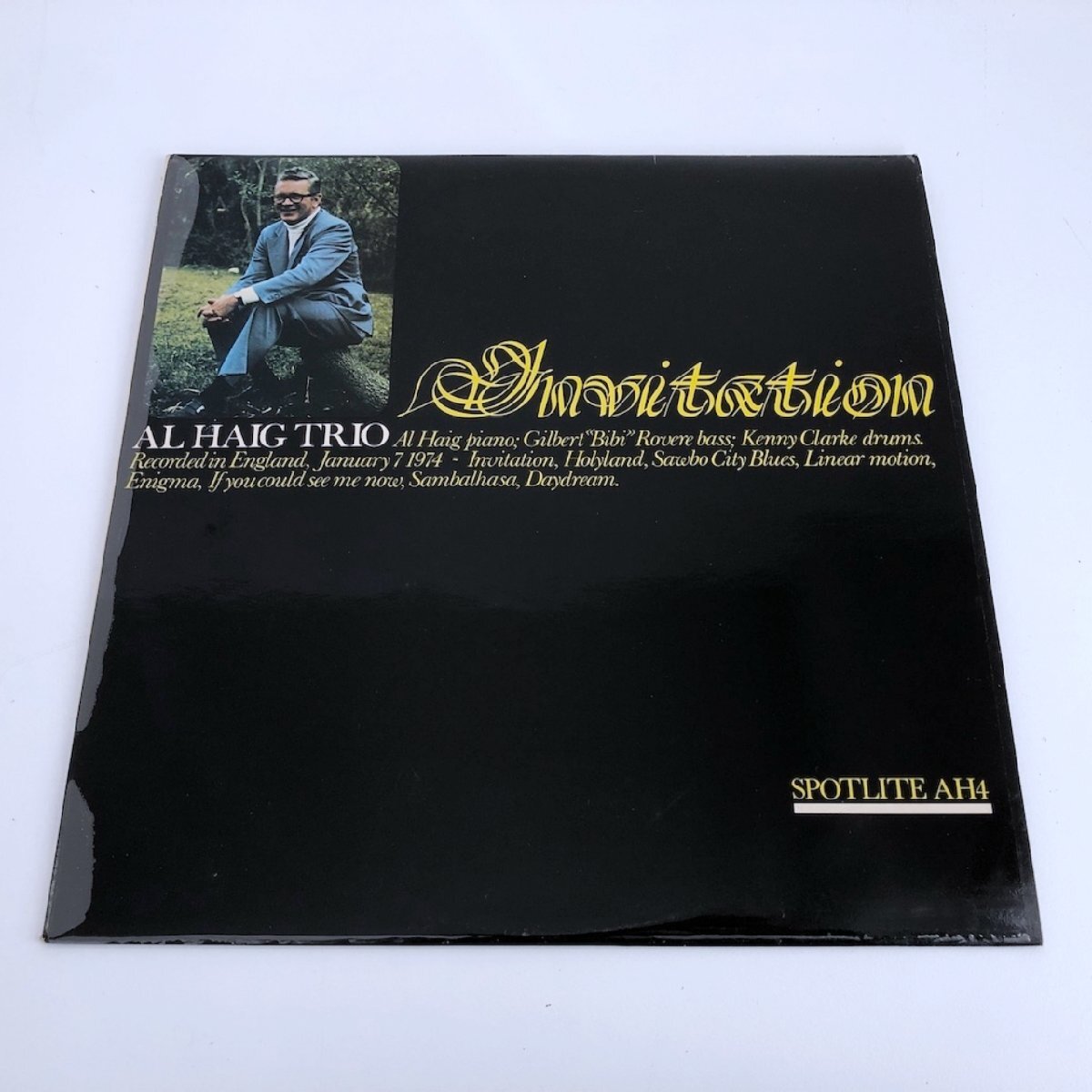 LP/ AL HAIG TRIO / INVITATION / アル・ヘイグ / UK盤 SPOTLITE AH4 40401_画像1