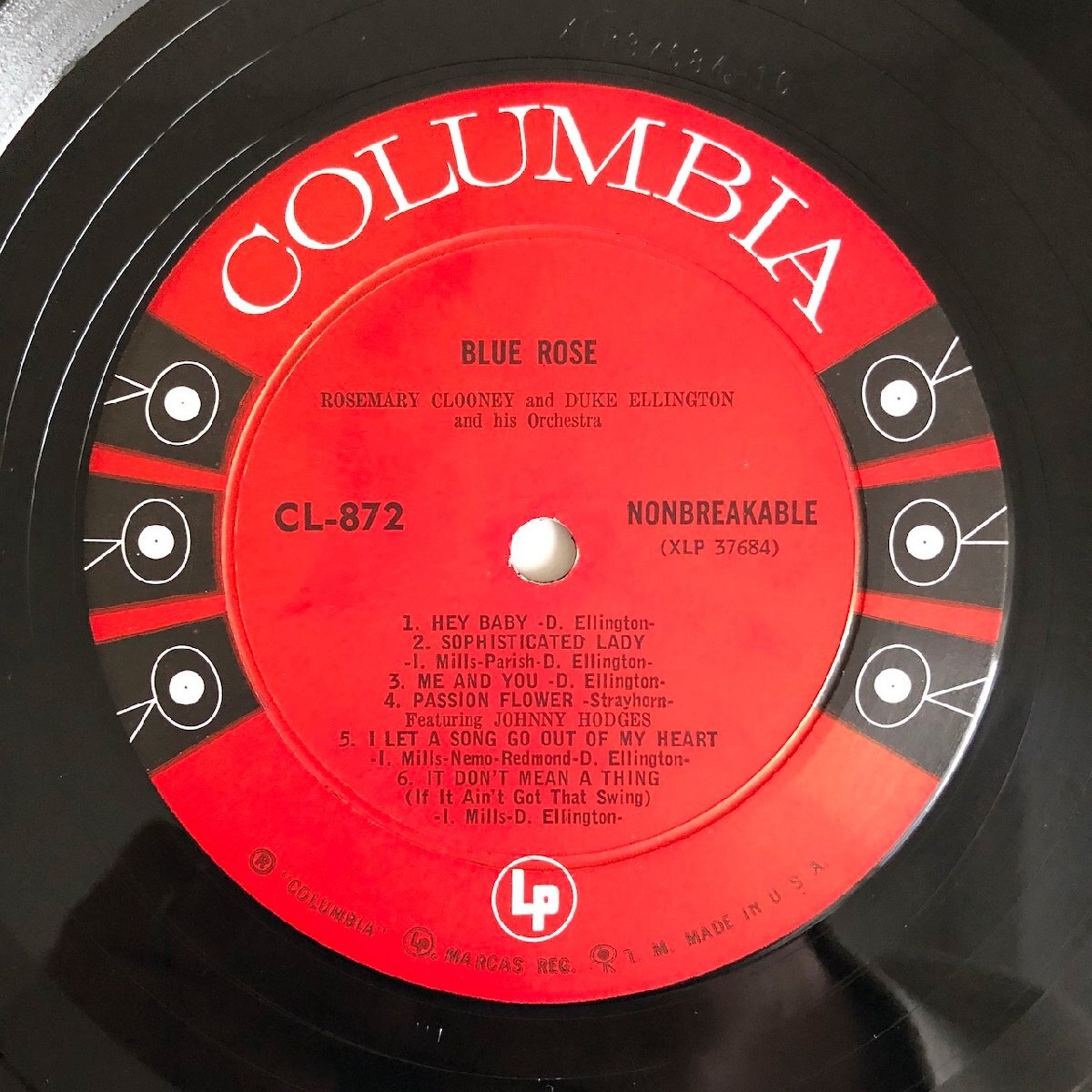 LP/ ROSEMARY CLOONEY AND DUKE ELLINGTON / BLUE ROSE / US盤 オリジナル 6EYES 深溝 VOCAL COLUMBIA CL872 40404-6077_画像3