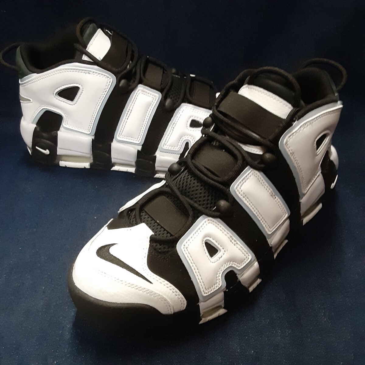  most price!.19800 jpy!96 year complete reissue! Nike air moa up ton po96 high class thickness bottom sneakers! white × black! white black rare big size 29cm box attaching 