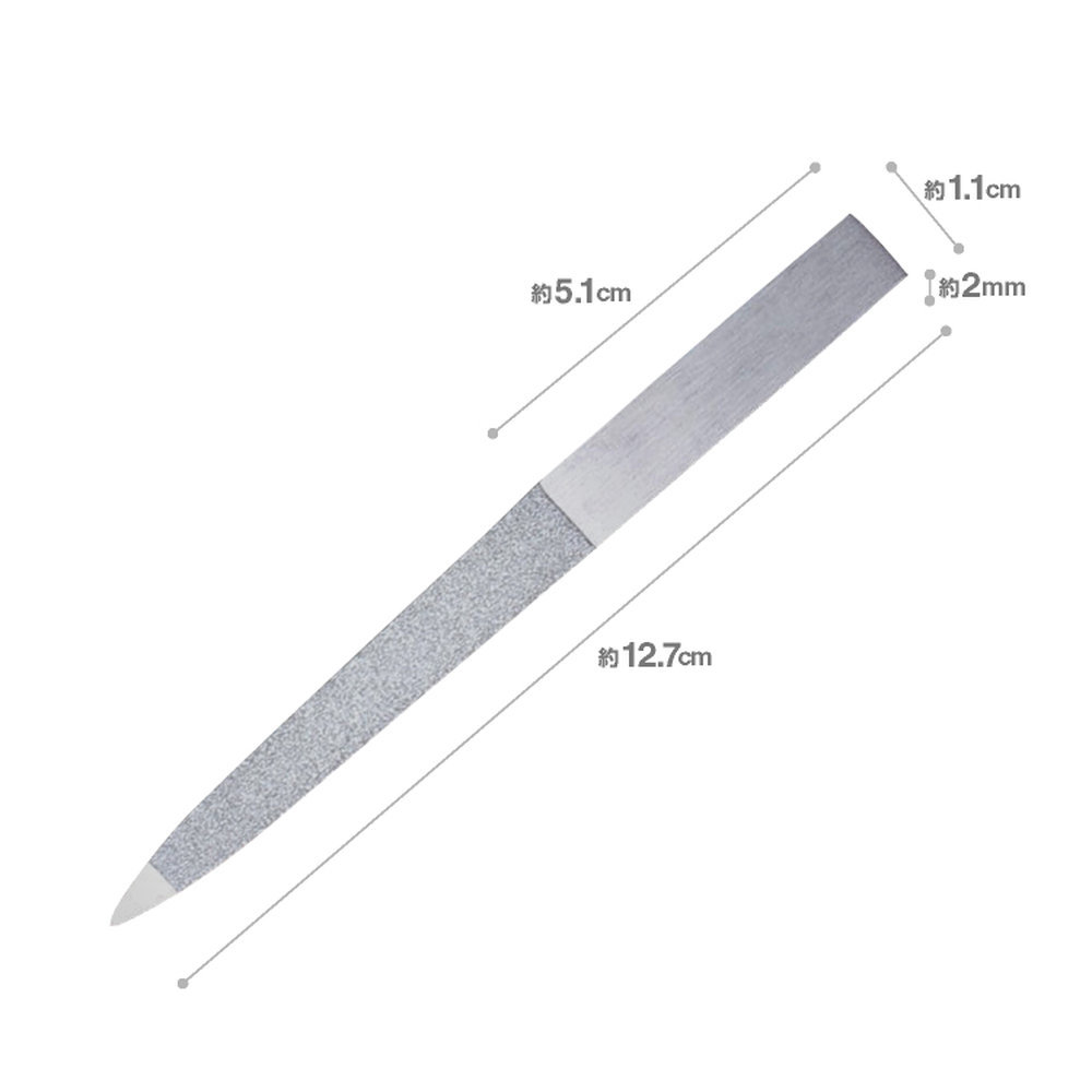  nail file nails file both sides type man and woman use manicure pedicure hardness * wear resistance . high stainless steel alloy made case attaching GWGLYAB06