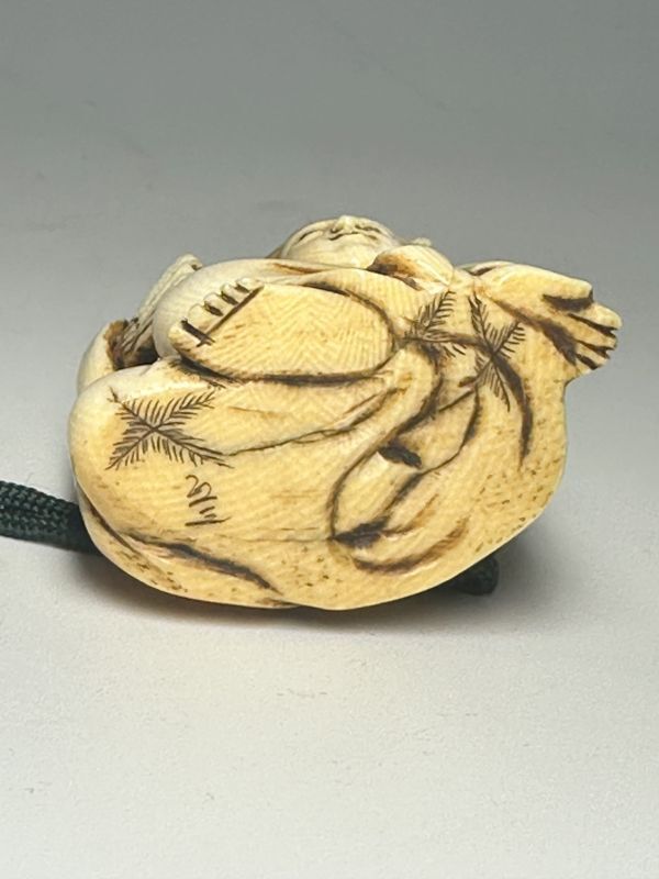  холм чёрный / дракон . предмет * netsuke / времена netsuke *.. Mai ./ большой .. netsuke * Zaimei 2 первый суп товар 