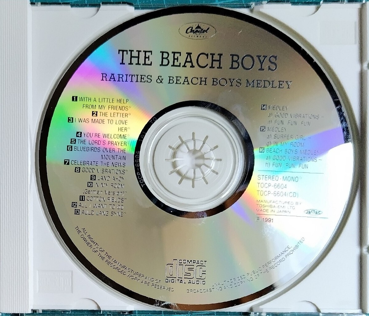 THE BEACH BOYS RARITIES ビーチ・ボーイズ レアリティーズ＆ビーチ・ボーイズ・メドレー の画像2